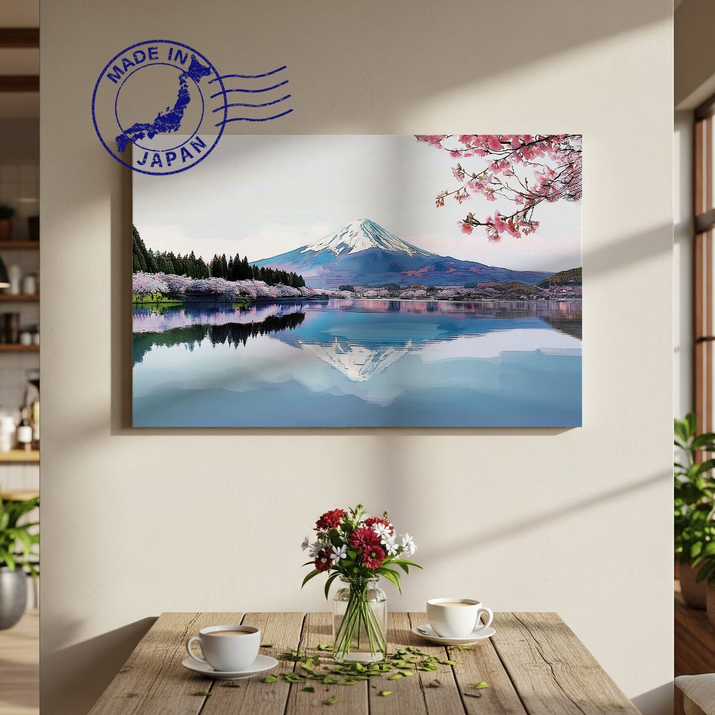Mount Fuji Canvas Art Healing Voyage