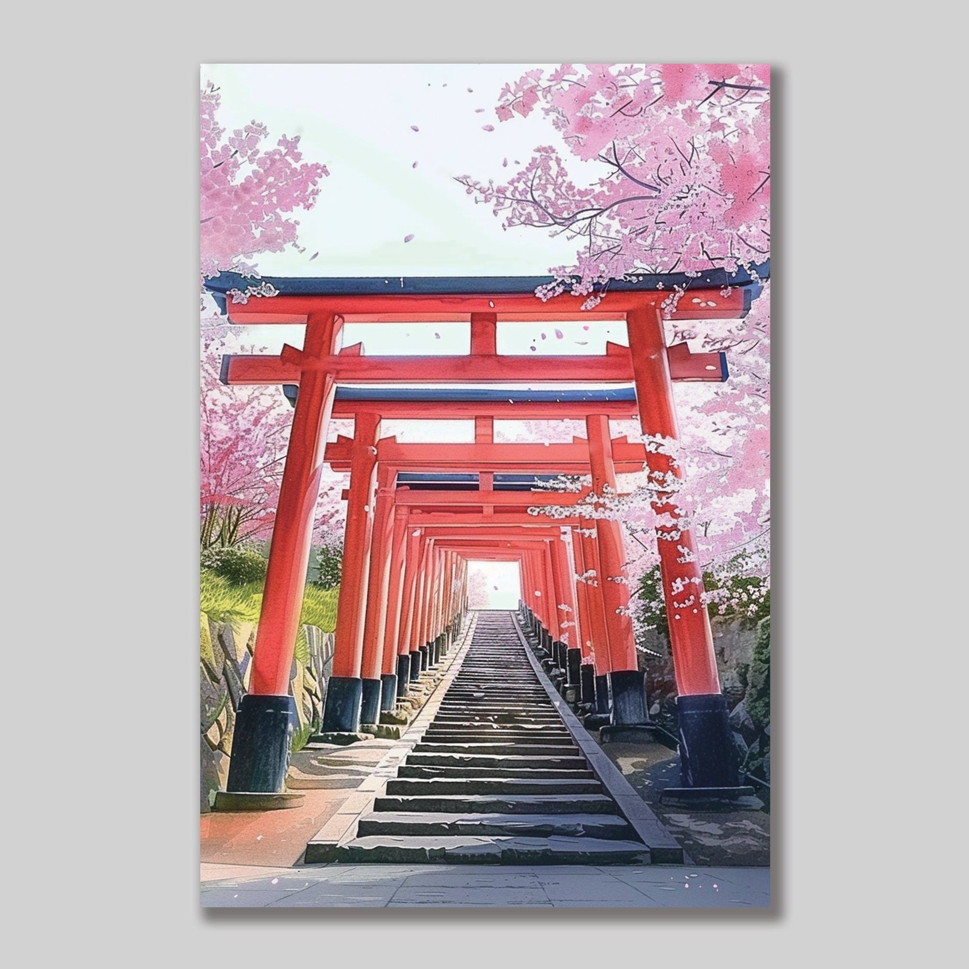 Fushimi Inari Taisha Postcard — Kyoto Healing Voyage