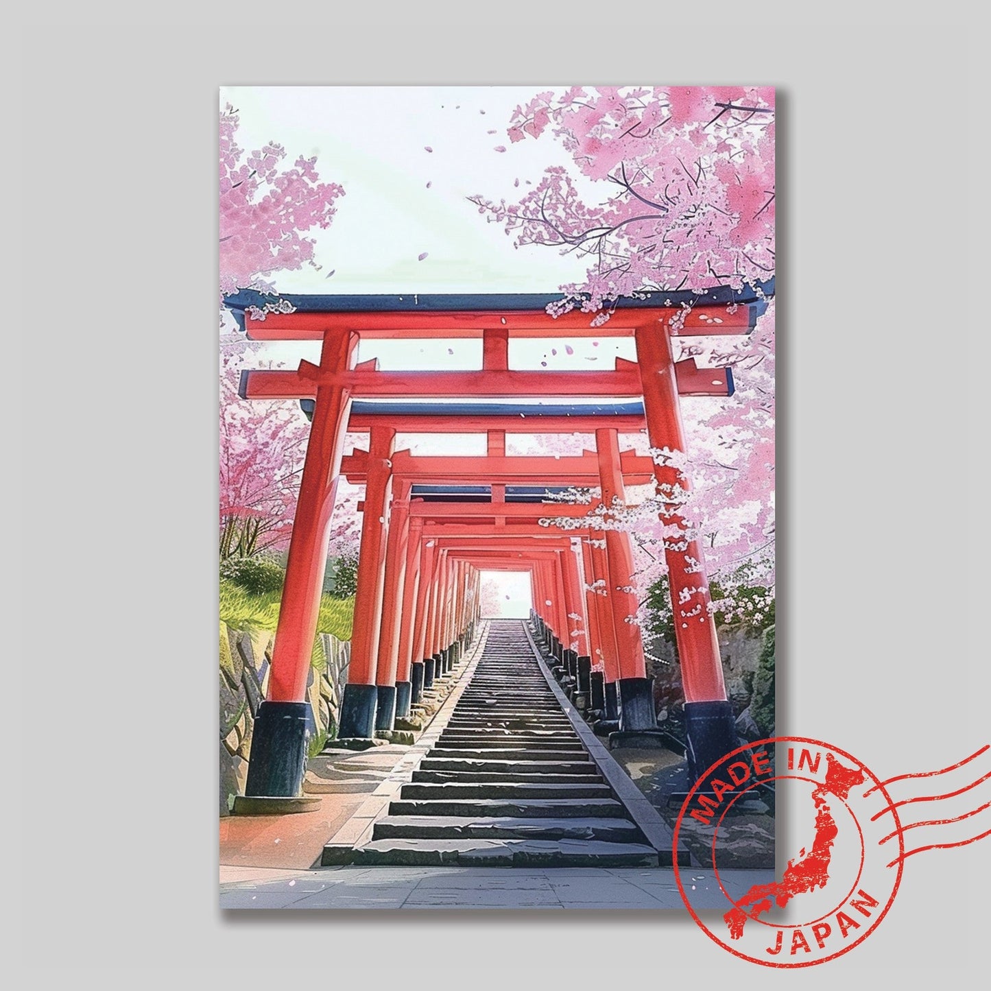 Fushimi Inari Taisha Postcard — Kyoto Healing Voyage