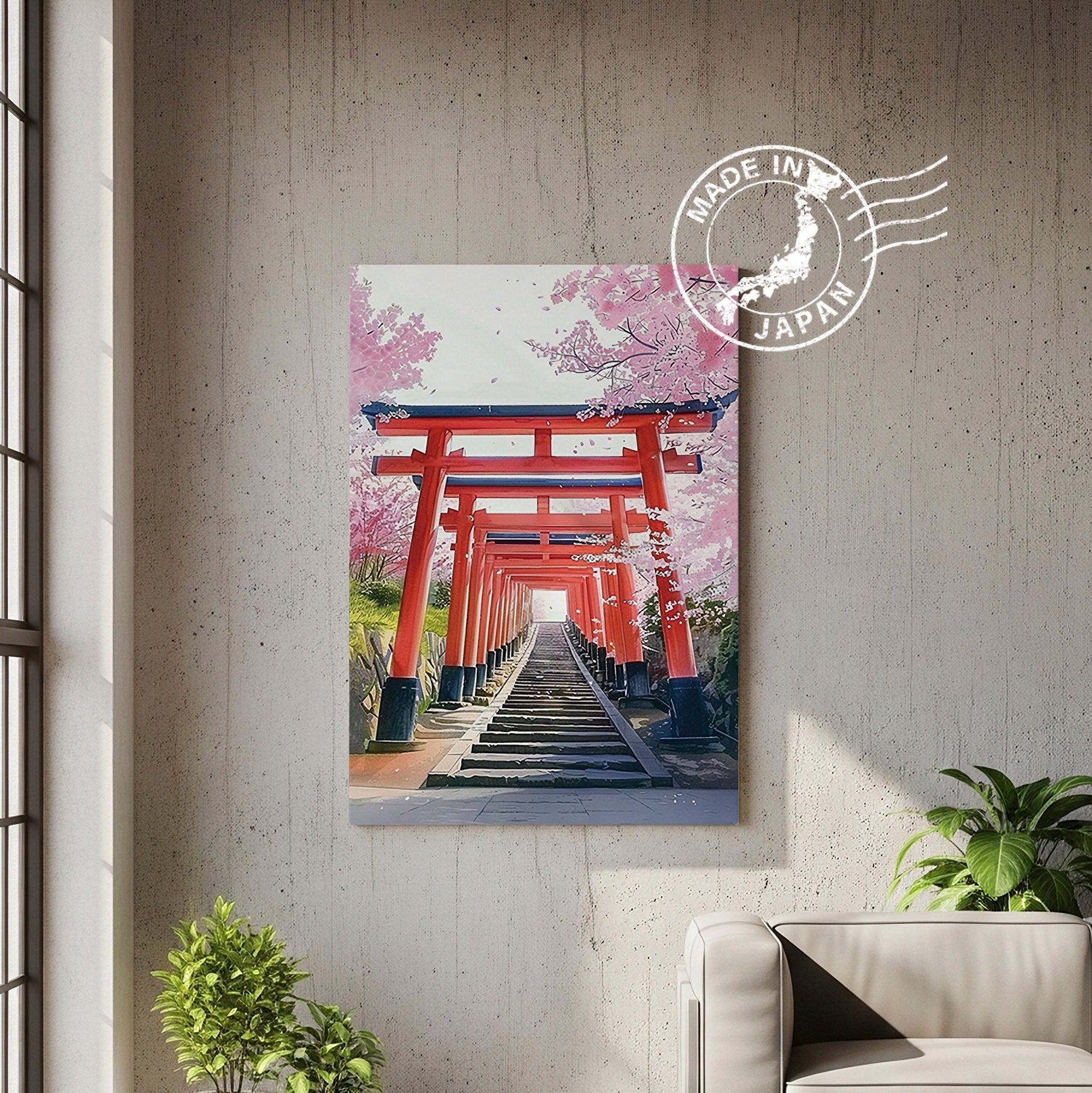 Fushimi Inari Taisha Canvas Art — Kyoto Healing Voyage