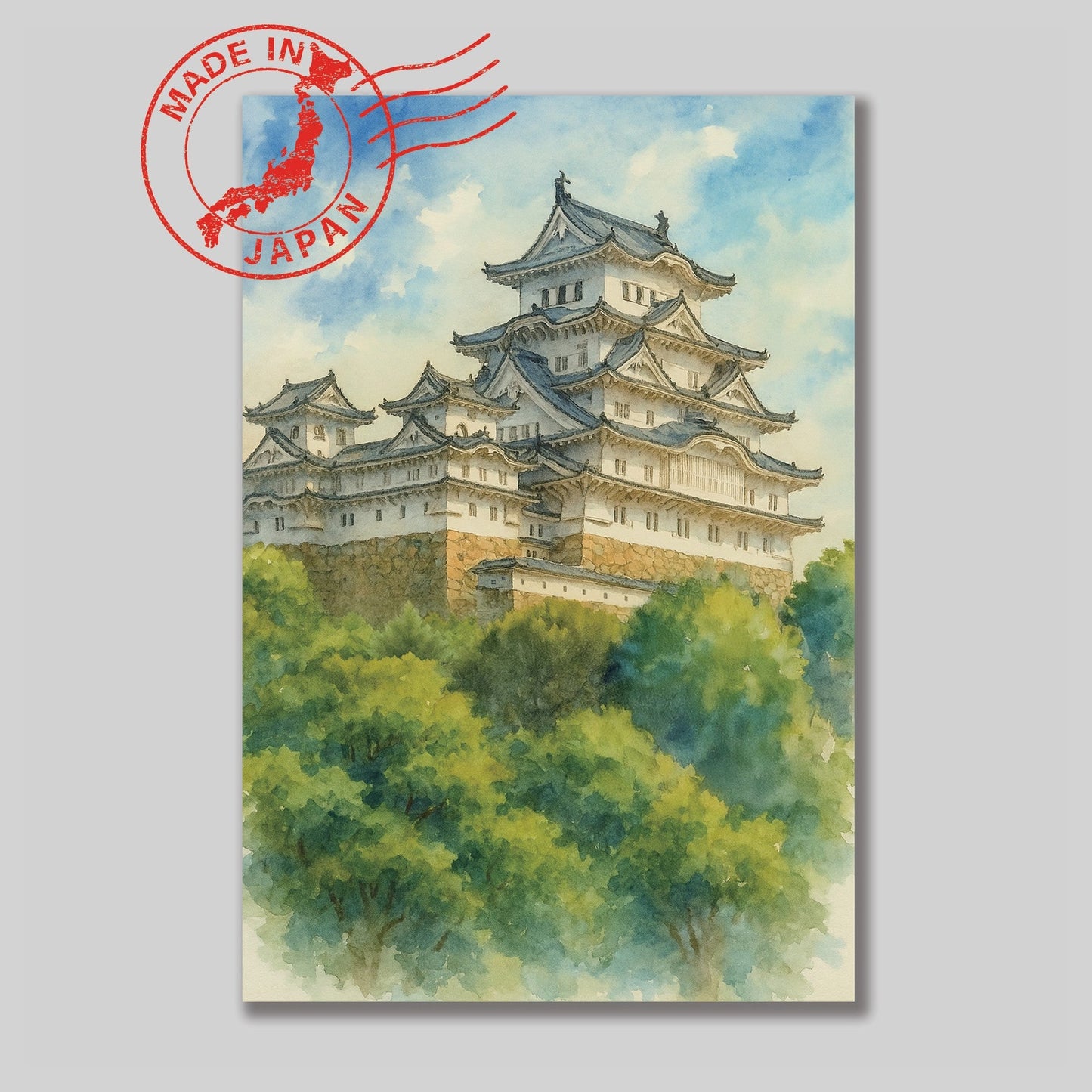 Himeji Castle Postcard Healing Voyage