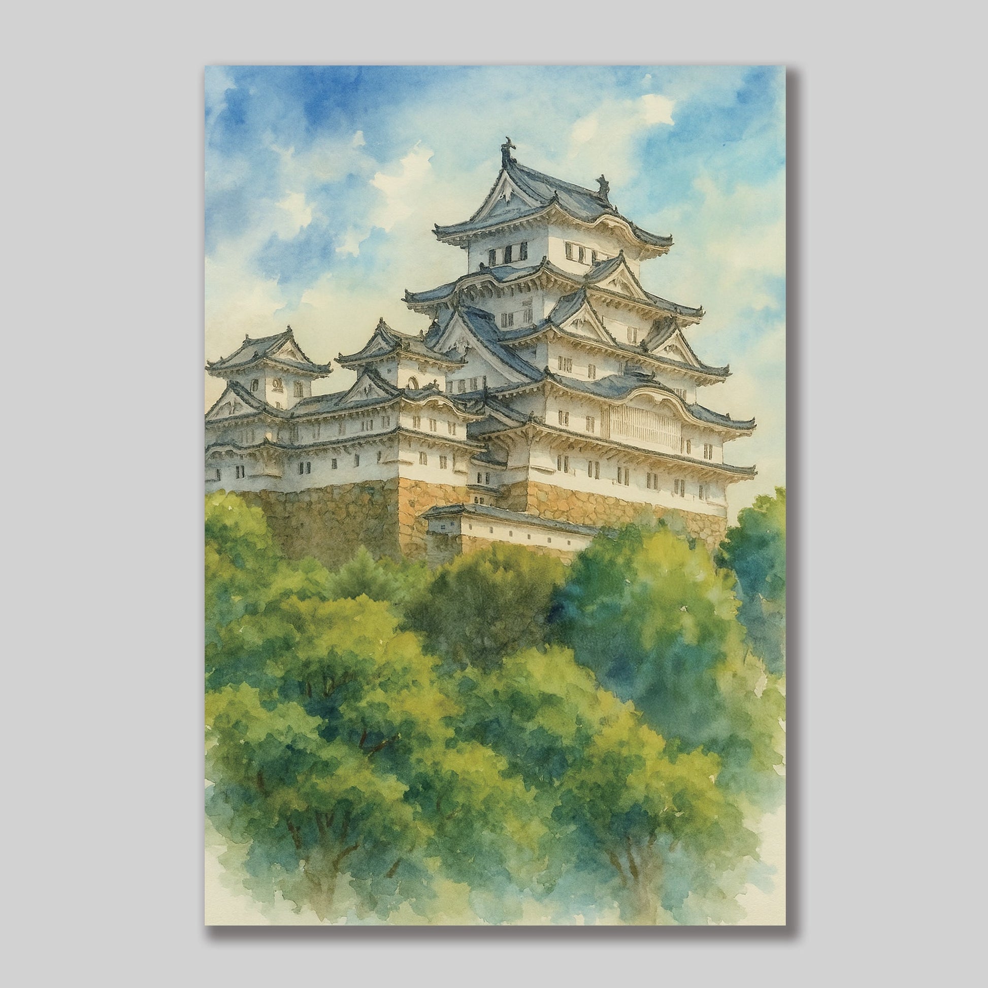 Himeji Castle Postcard Healing Voyage