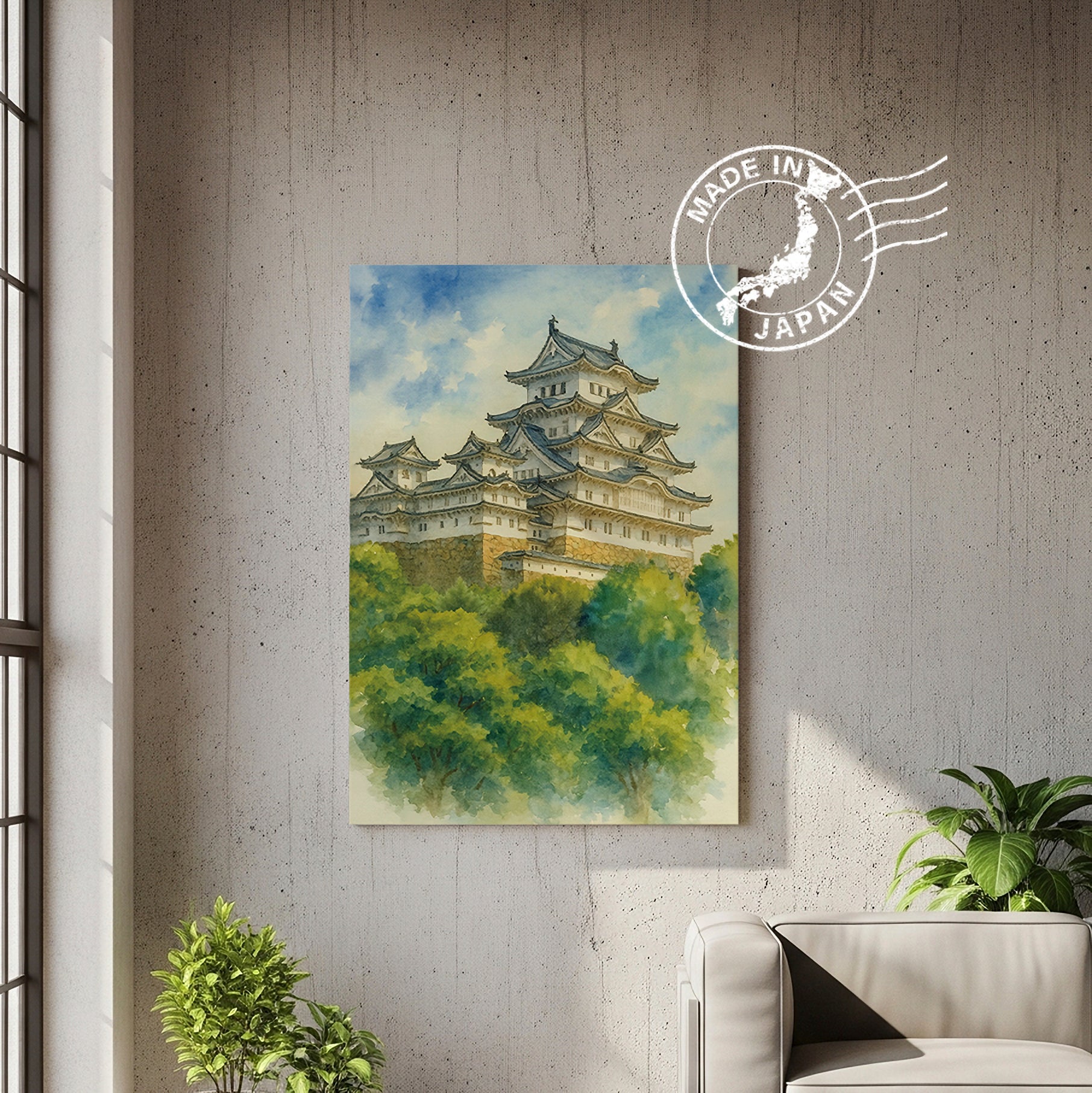 Himeji Castle Canvas Art Healing Voyage