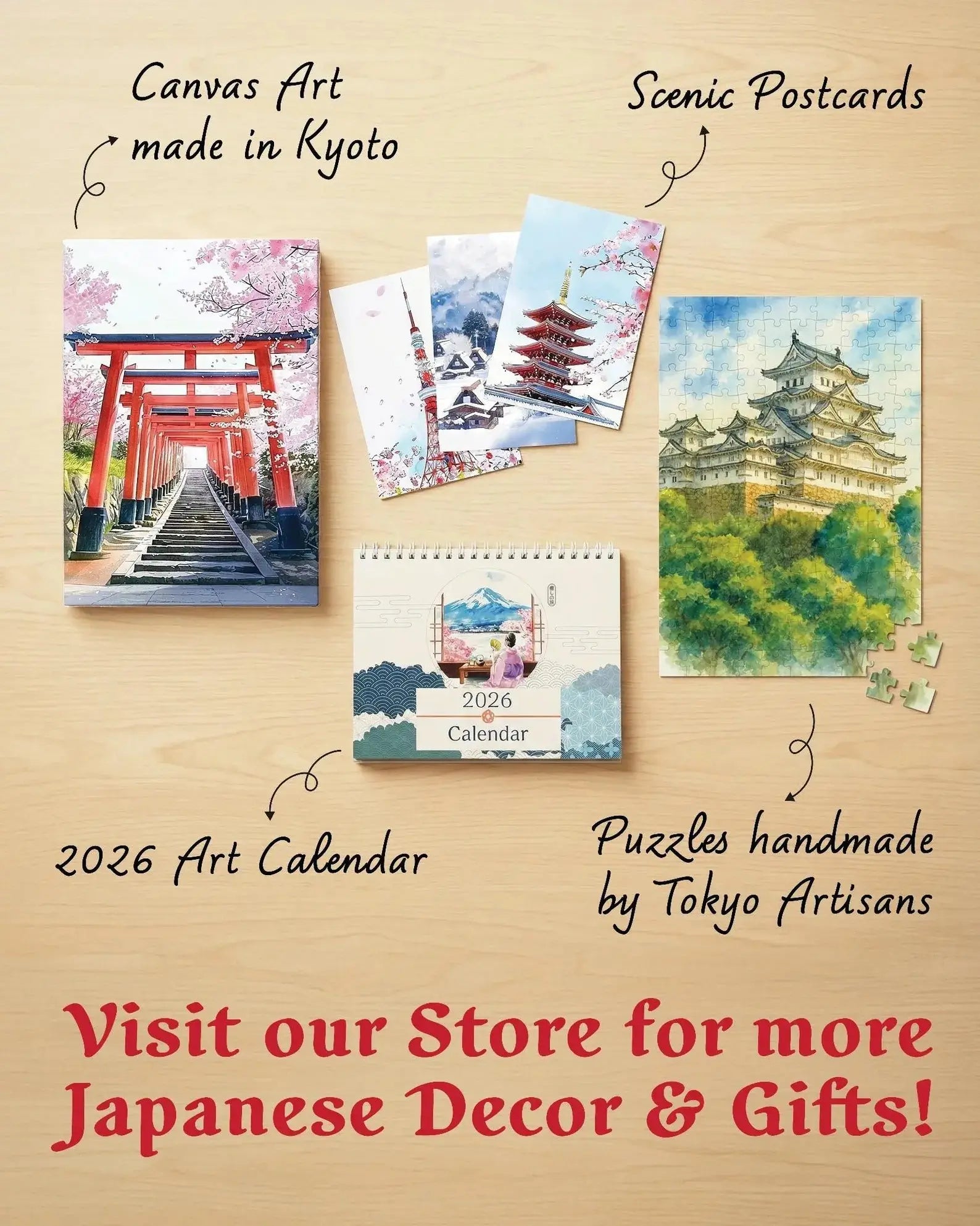 Shirakawa-go Postcard — Gifu Healing Voyage