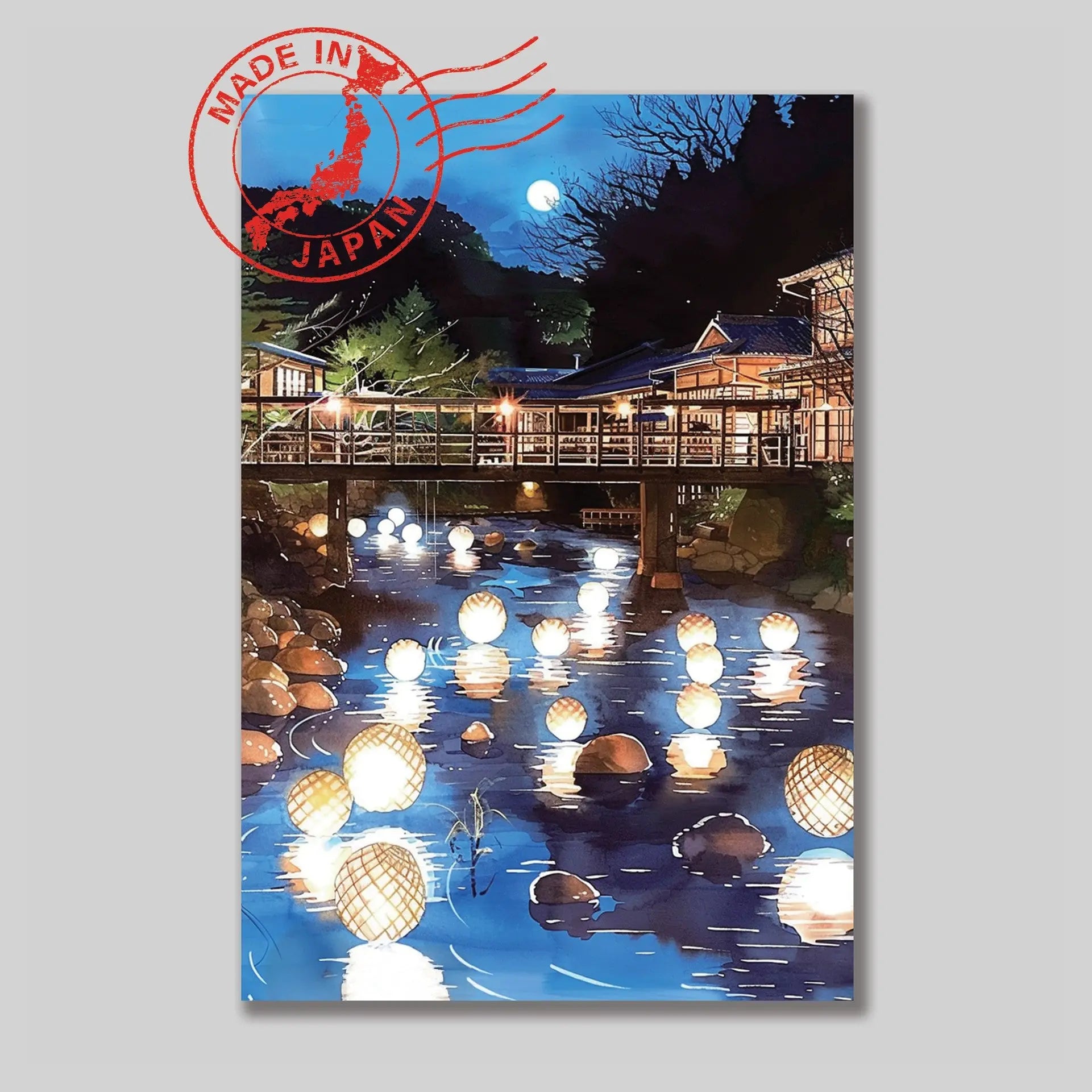 Kurokawa Onsen Postcard — Kumamoto Healing Voyage