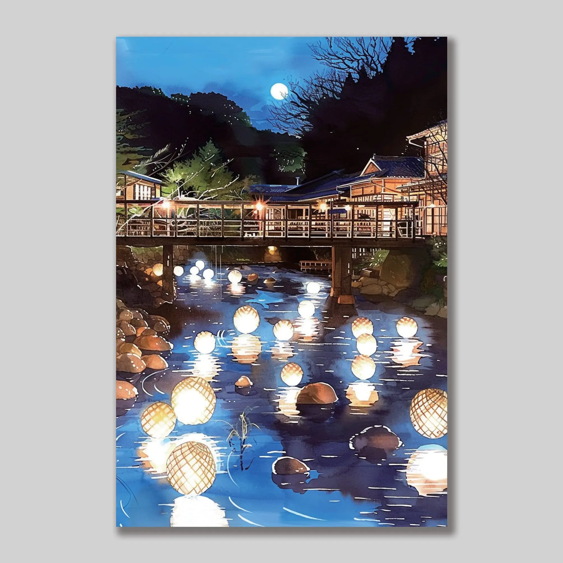 Kurokawa Onsen Postcard — Kumamoto Healing Voyage