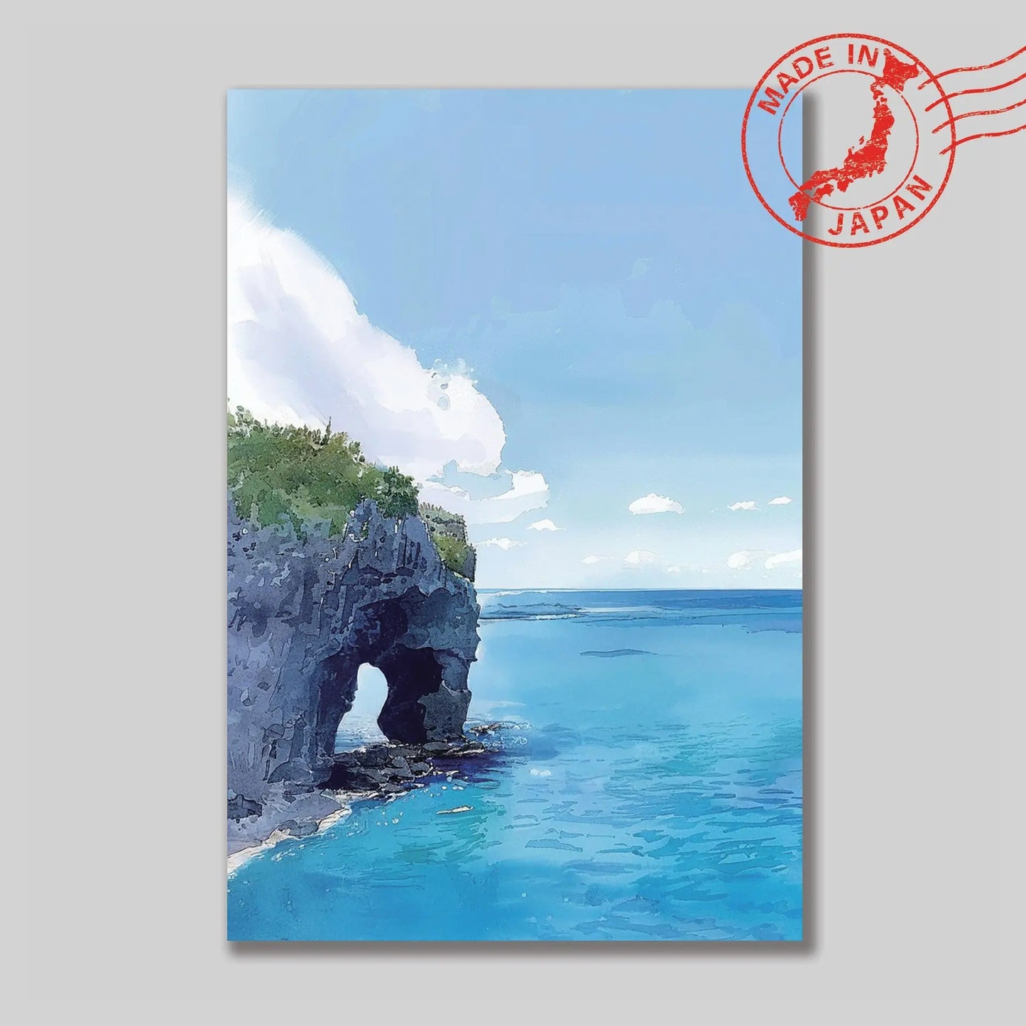 Cape Manzamo Postcard — Okinawa Healing Voyage