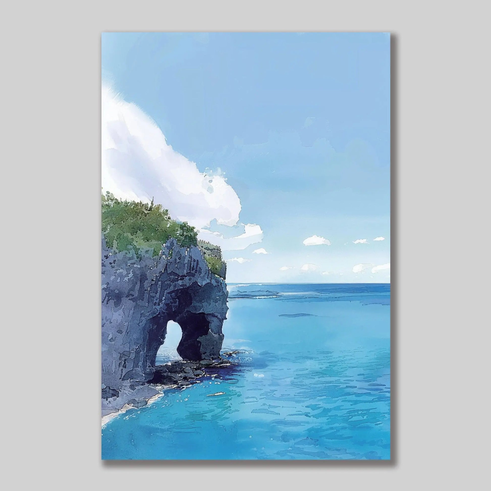 Cape Manzamo Postcard — Okinawa Healing Voyage