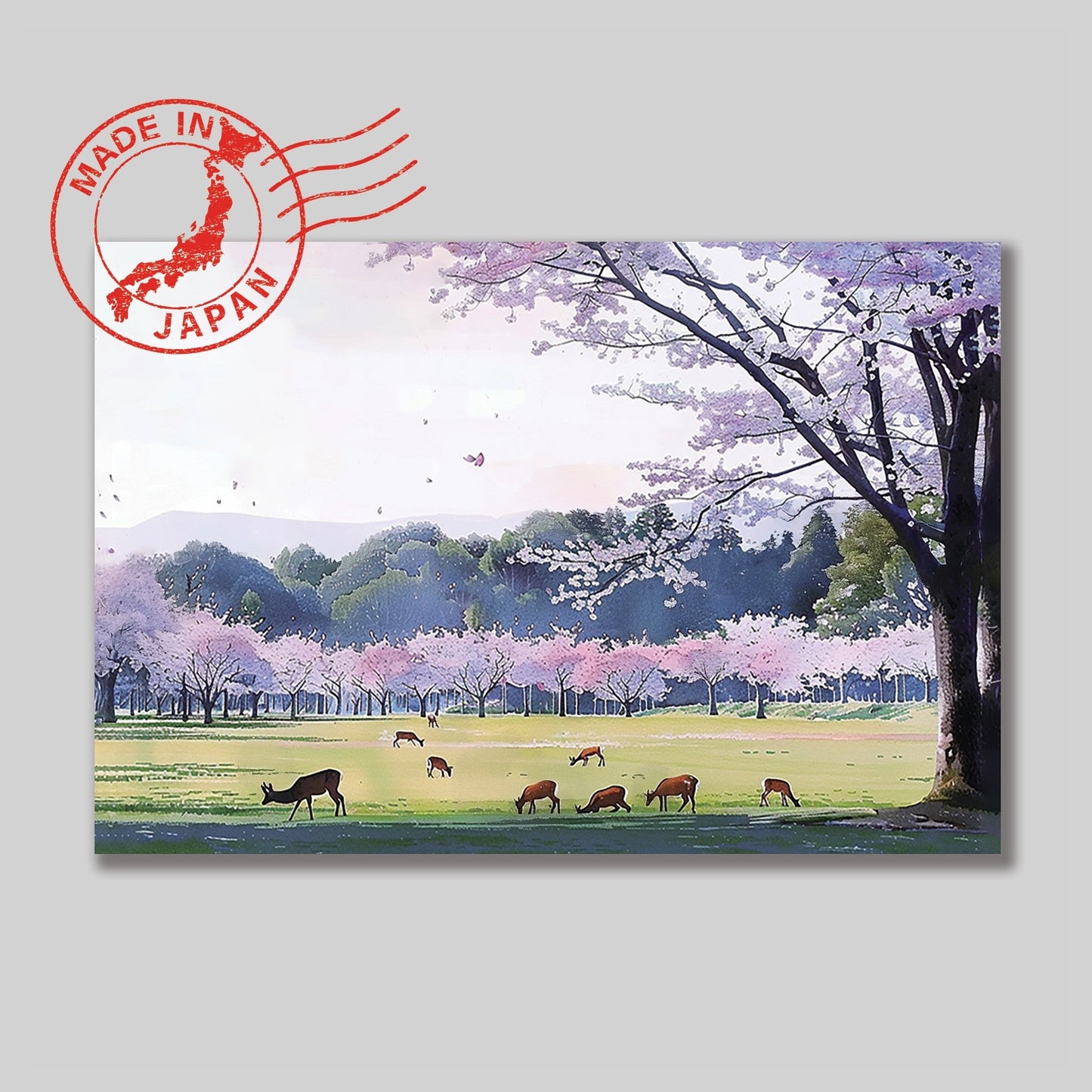 Nara Park Postcard Healing Voyage