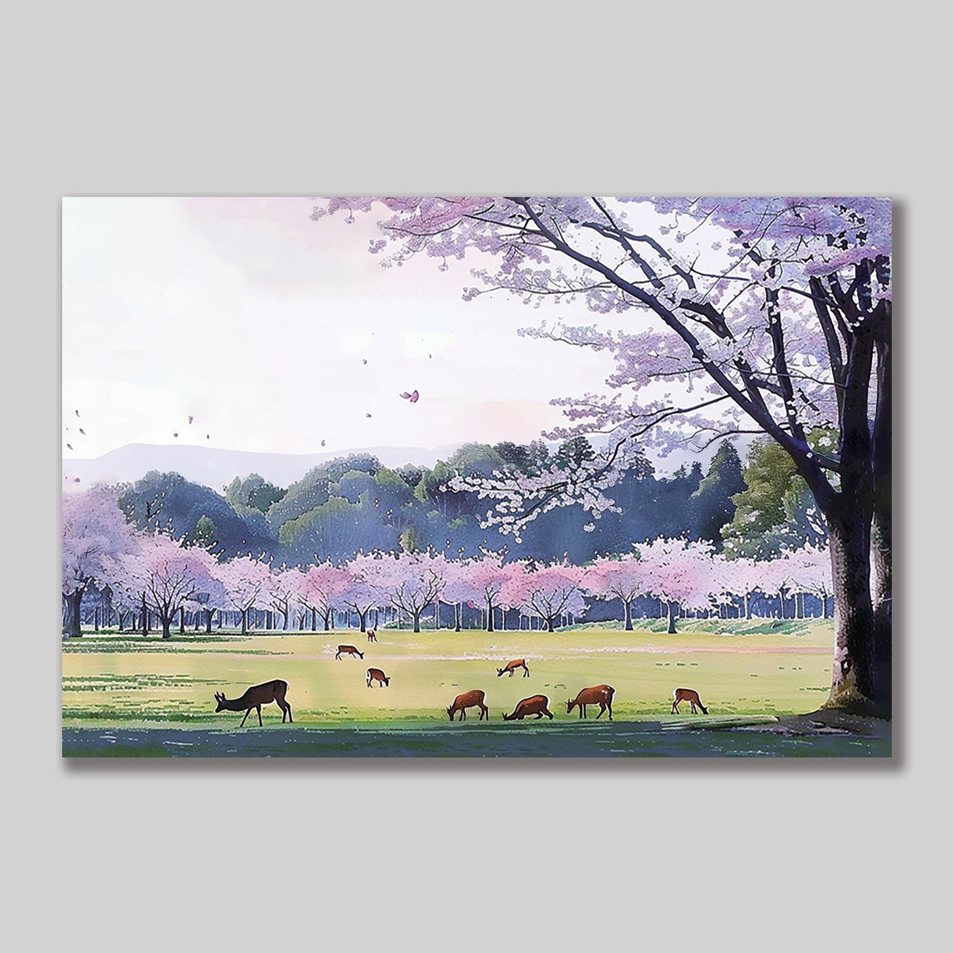 Nara Park Postcard Healing Voyage