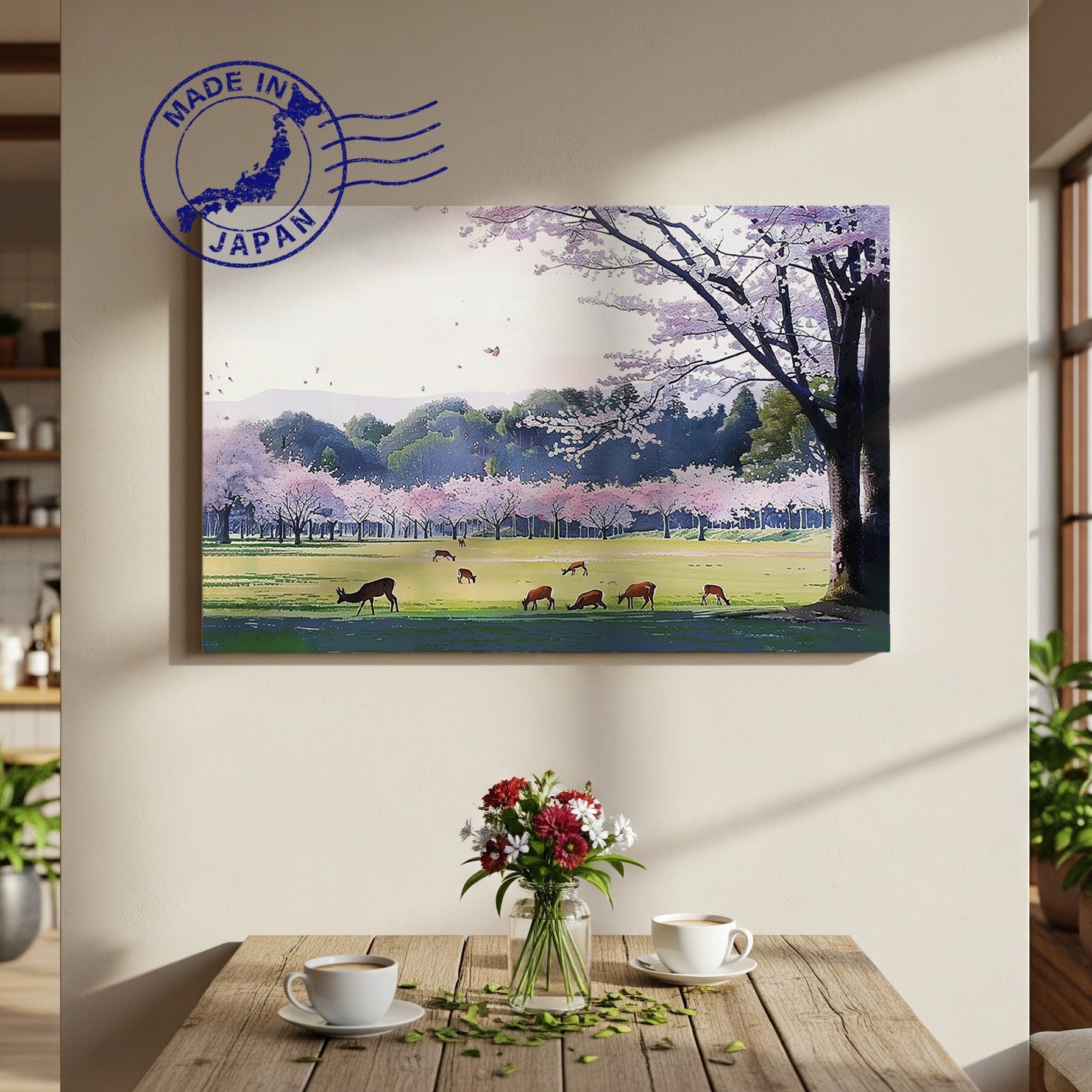 Nara Park Canvas Art Healing Voyage