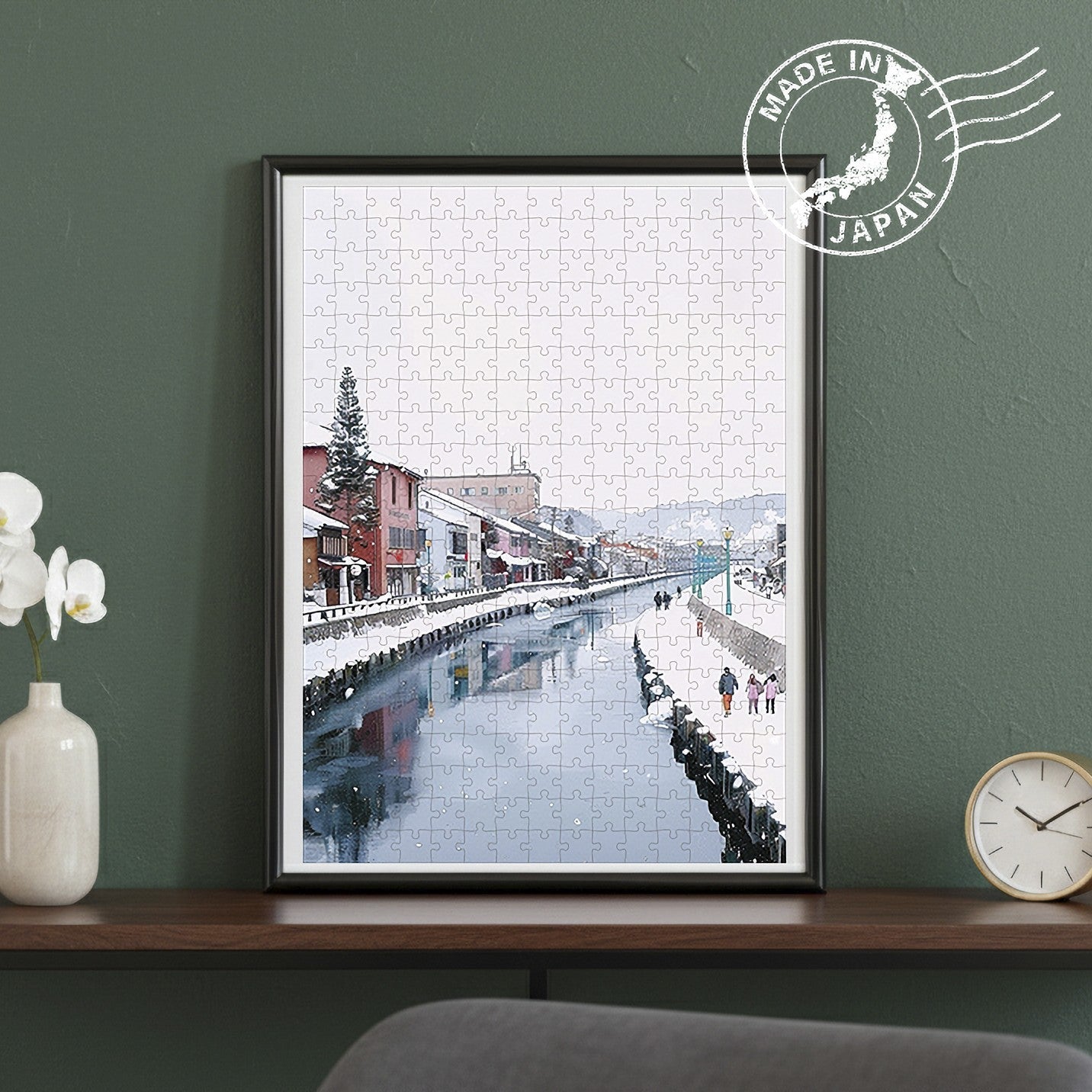 Otaru Canal Handmade Puzzle — Hokkaido Healing Voyage