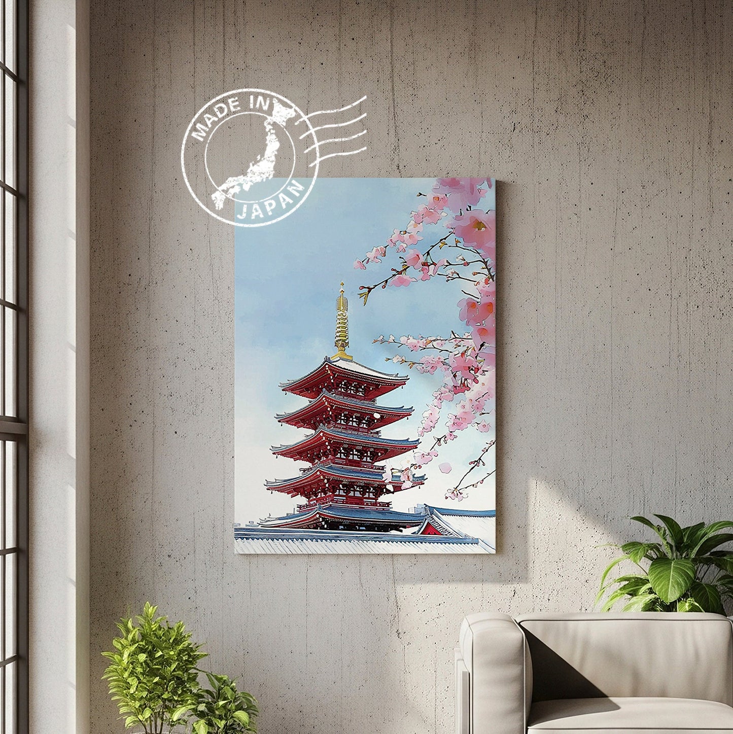 Senso-ji Canvas Art — Tokyo Healing Voyage