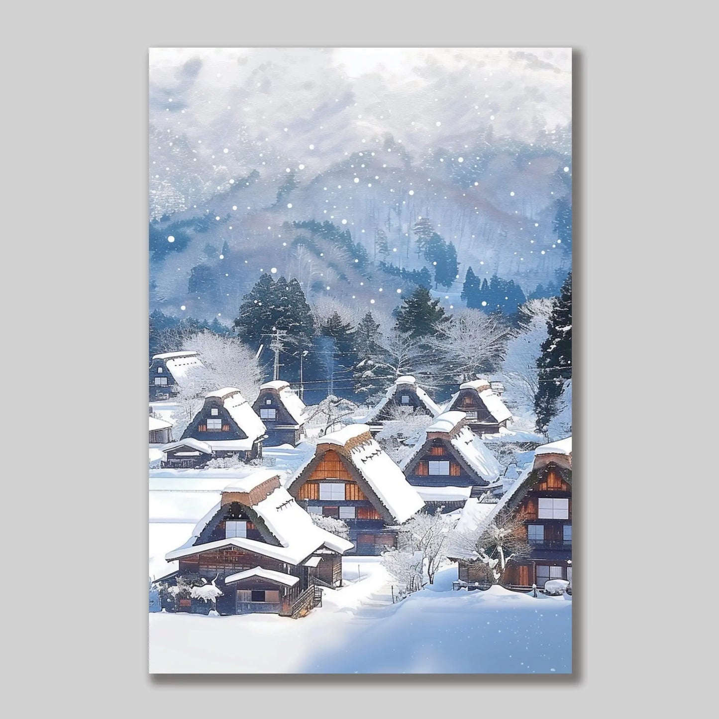 Shirakawa-go Postcard — Gifu Healing Voyage