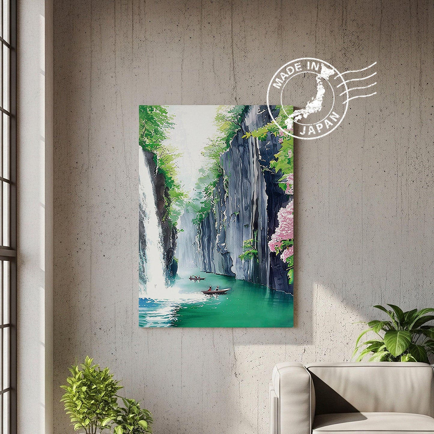 Takachiho Gorge Canvas Art — Miyazaki Healing Voyage