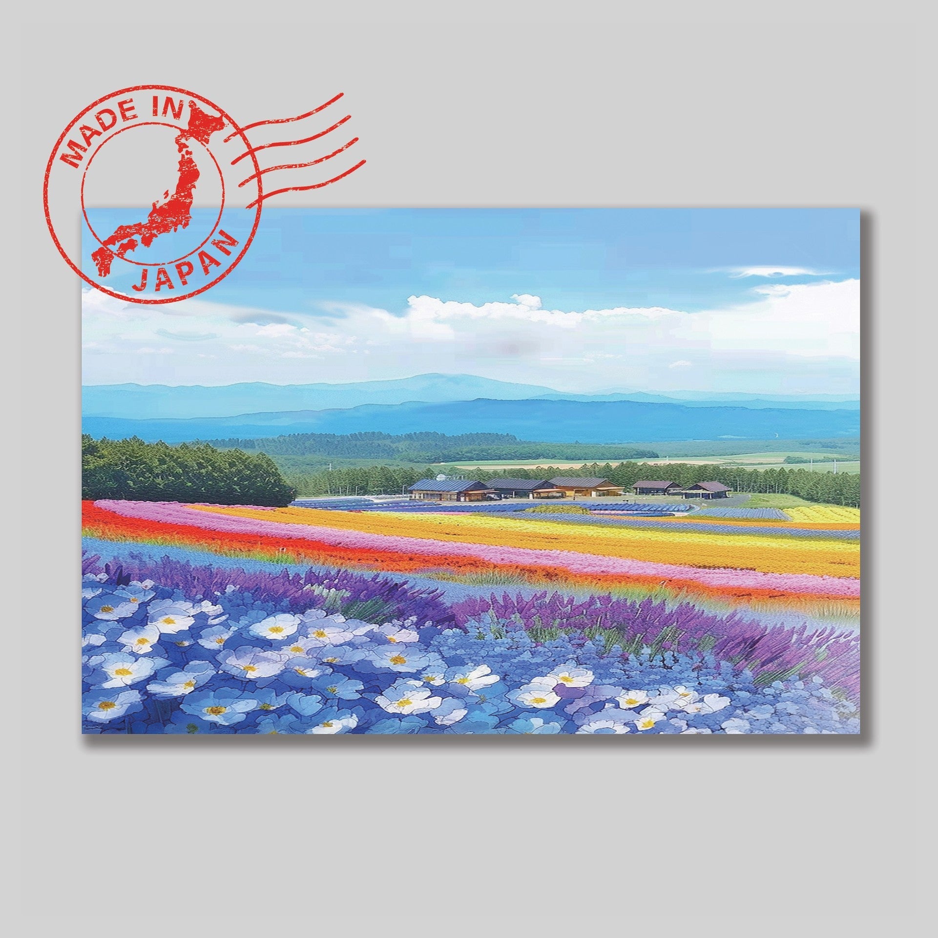 Farm Tomita Postcard — Furano, Hokkaido Healing Voyage